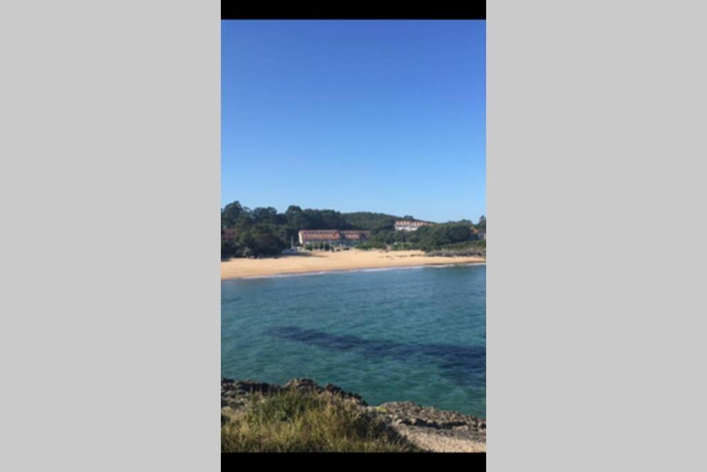 Duplex a pie de playa con piscina y tenis Tobes y Rahedo Exterior foto